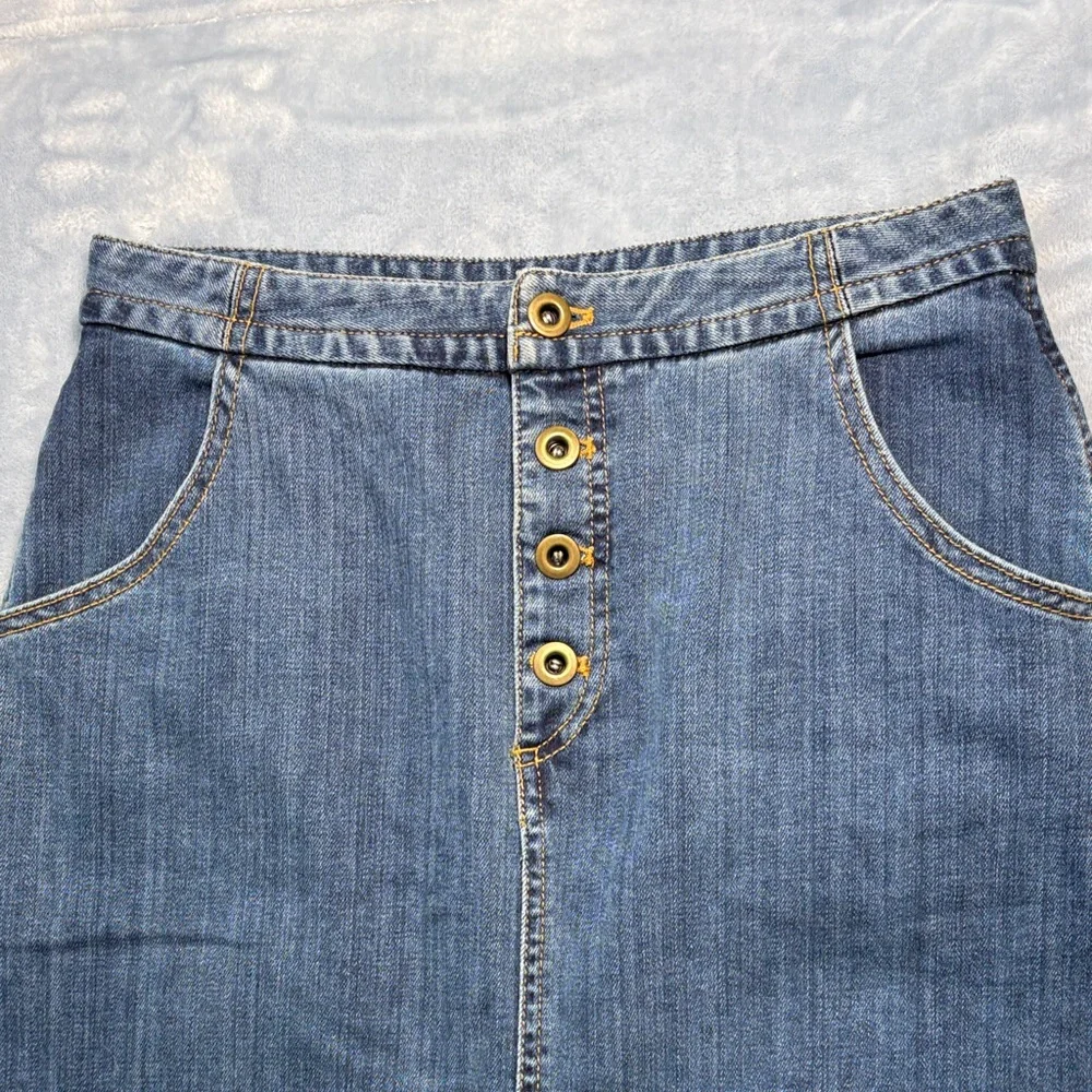 Holding Horses Blue Denim Skirt - Picture 3 of 10